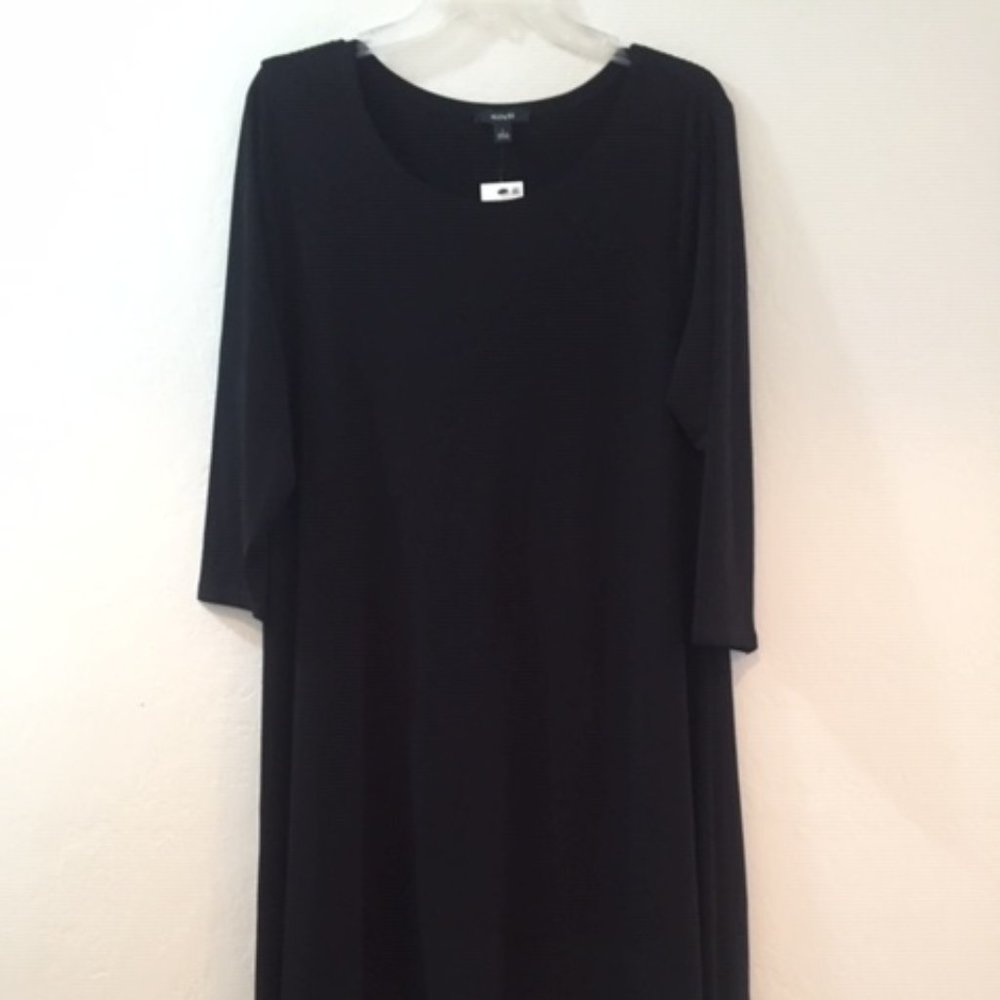 Black Maternity Loose Fitting Swing Dress Size L